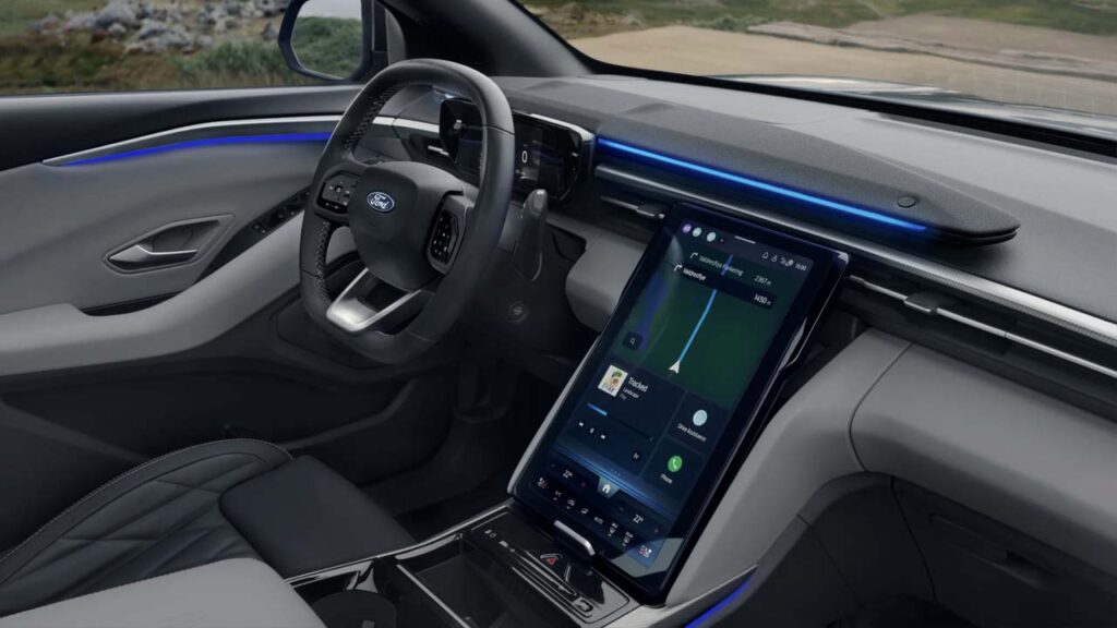 ford expoloer ev interior dashboard