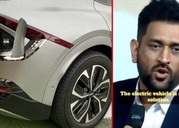 ms dhoni kia ev6 charging