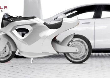 Tesla electric motorcycle model m