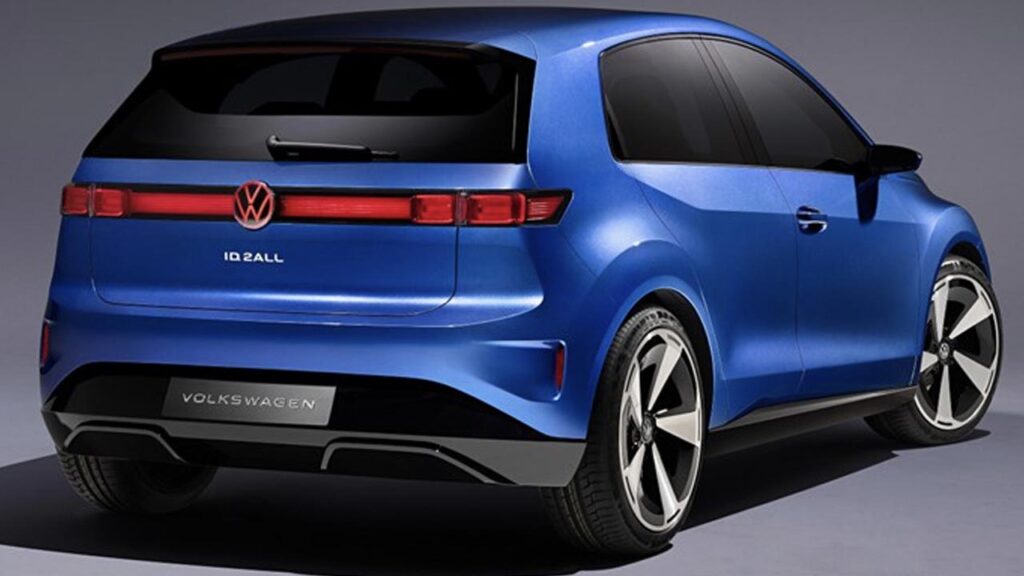 vw id.2all rear three quarters