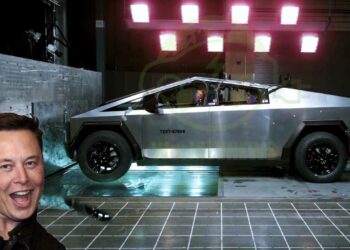 Tesla cybertruck crash test
