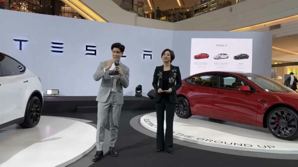 Tesla model 3 model y thailand