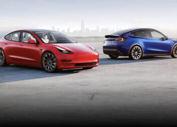Tesla model 3 and model y