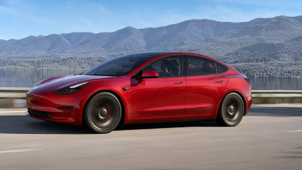 Tesla Model 3 Side Profile