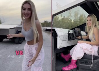 Ford F150-based Tesla Cybertruck with V8 Engine