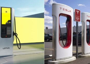 Lotus Flash Charge vs Tesla Supercharger