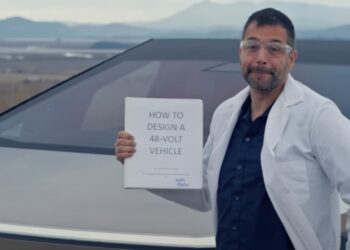 Tesla Cybertruck 48-volt