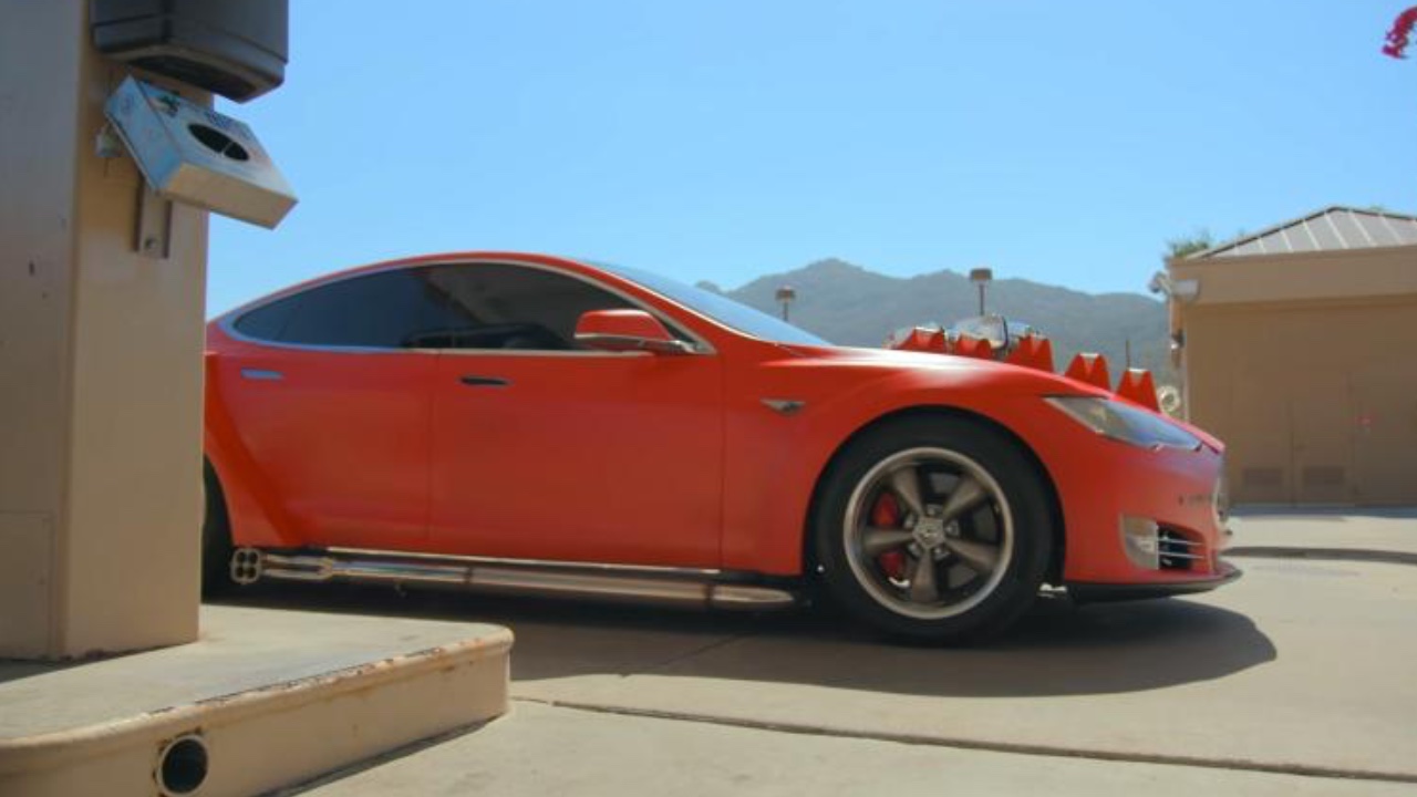Gotham Garage Tesla Model S 383 V8 Side Profile