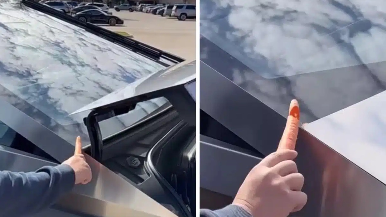 Tesla Cybertruck Carrot Test