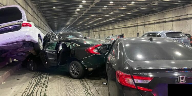 Tesla Model S Fully Self Driving Crash