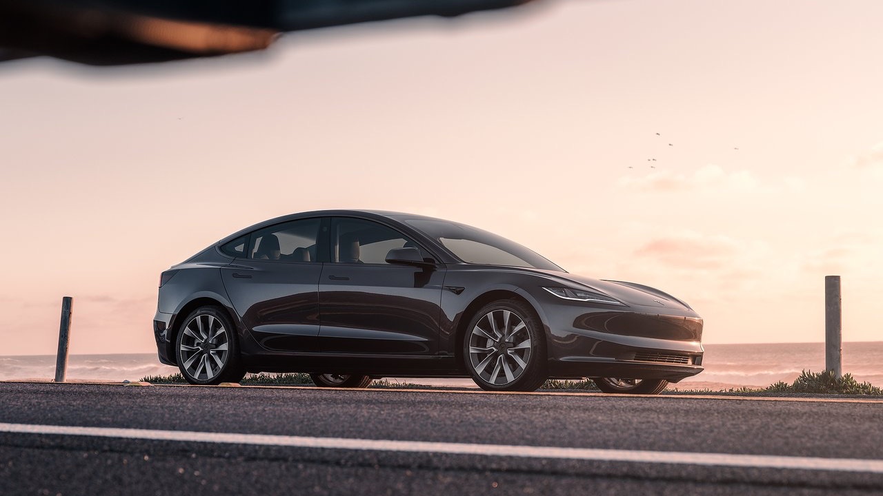 Tesla Model 3 Side Profile Official Image