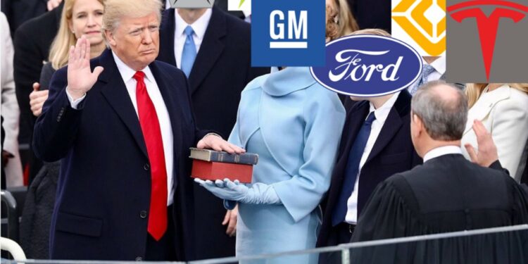 Donald Trump EV Policy GM Ford Tesla